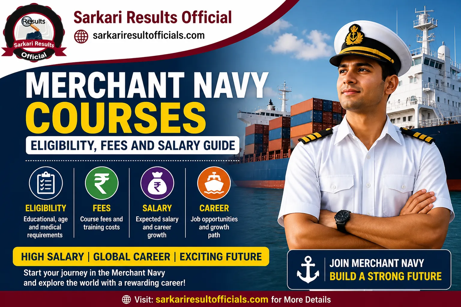 Merchant Navy Courses: Eligibility, Fees, and Salary Guide