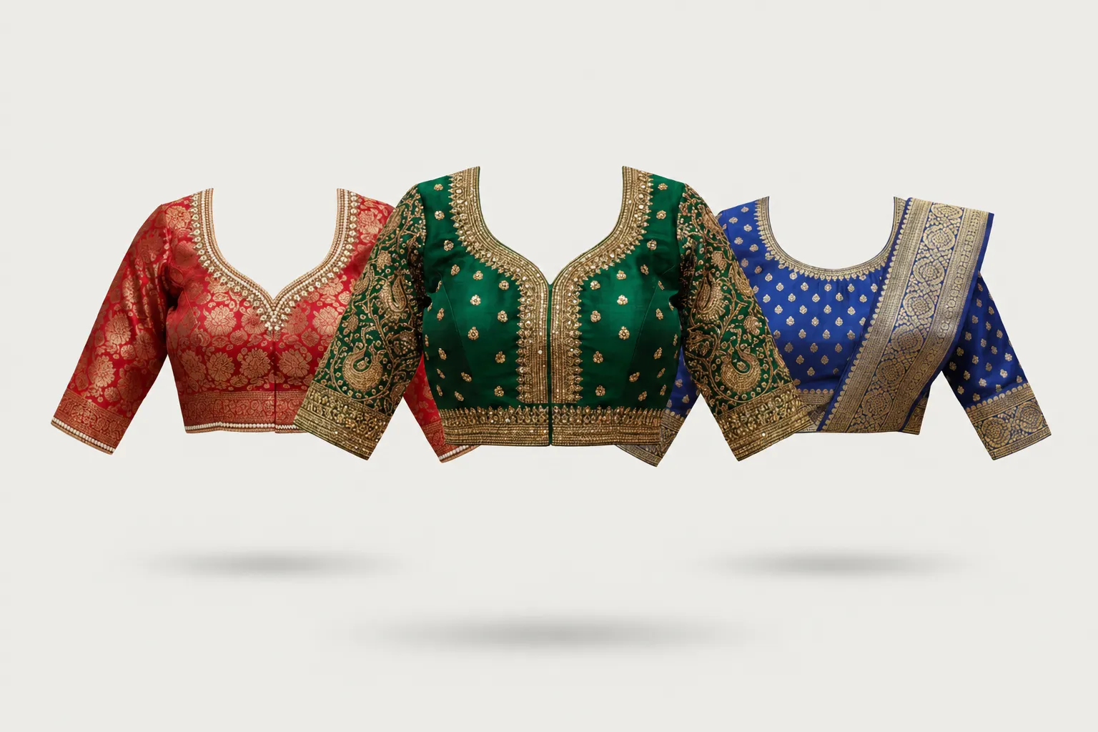 How to Style Readymade Blouses with Different Sarees