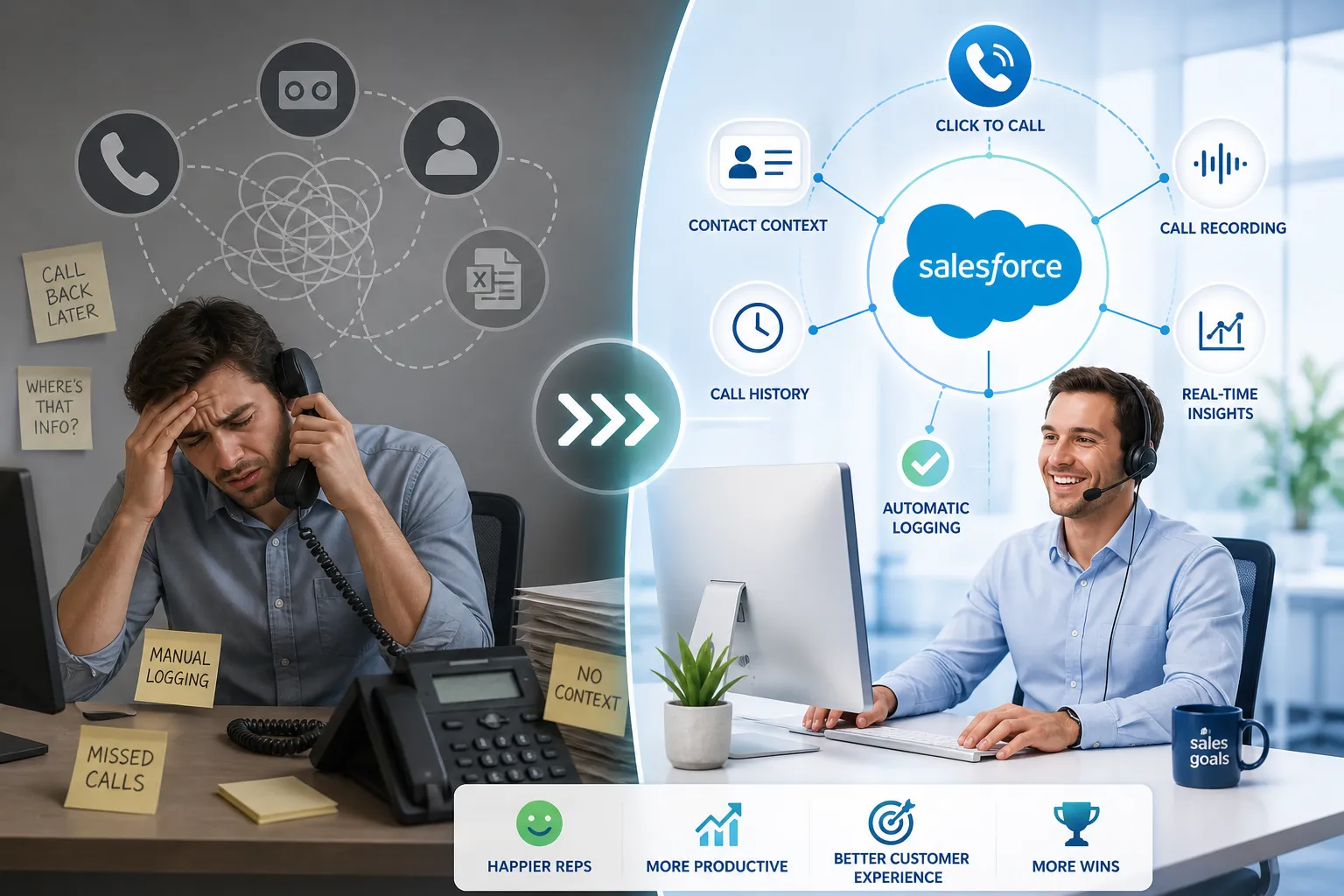 Why Your Sales Team Hates the Phone System (And How a Salesforce VoIP Integration Actually Fixes It)