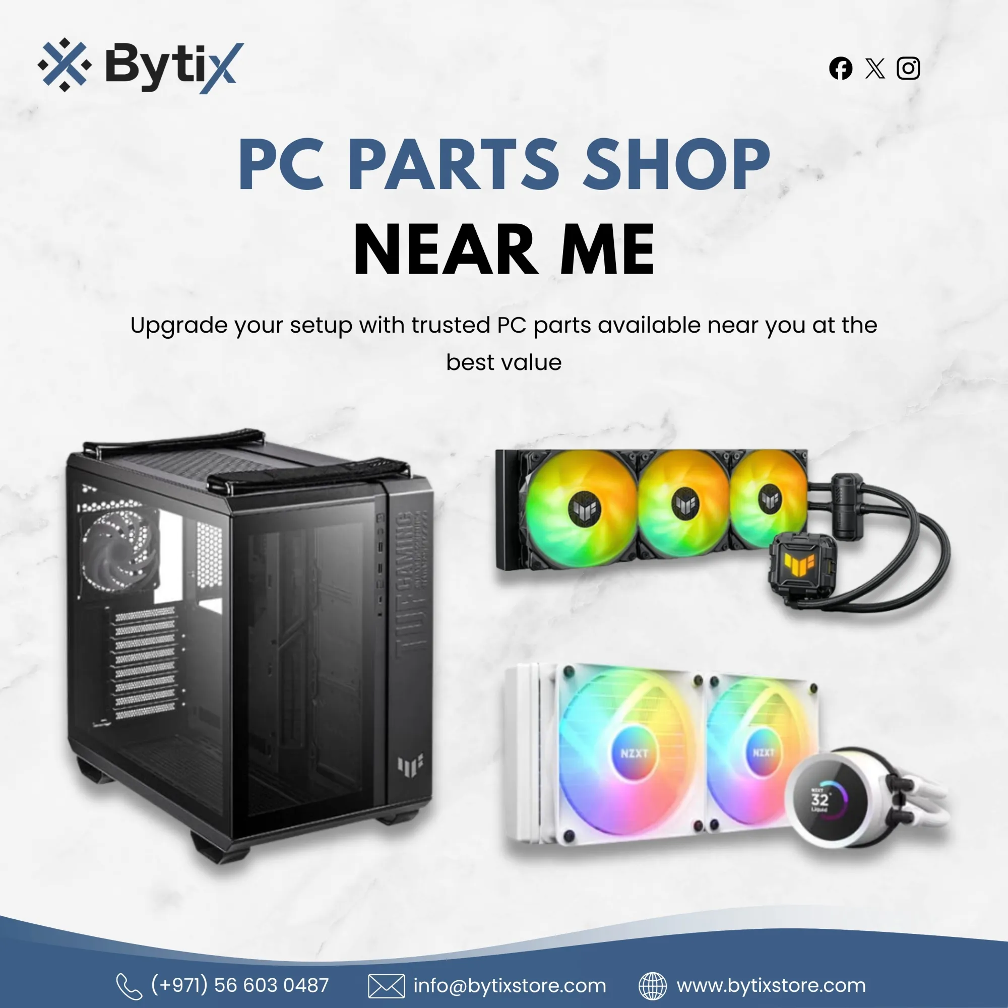 PC Parts Shop Near Me in Dubai UAE for Gaming & Professional Builds | Bytix Store