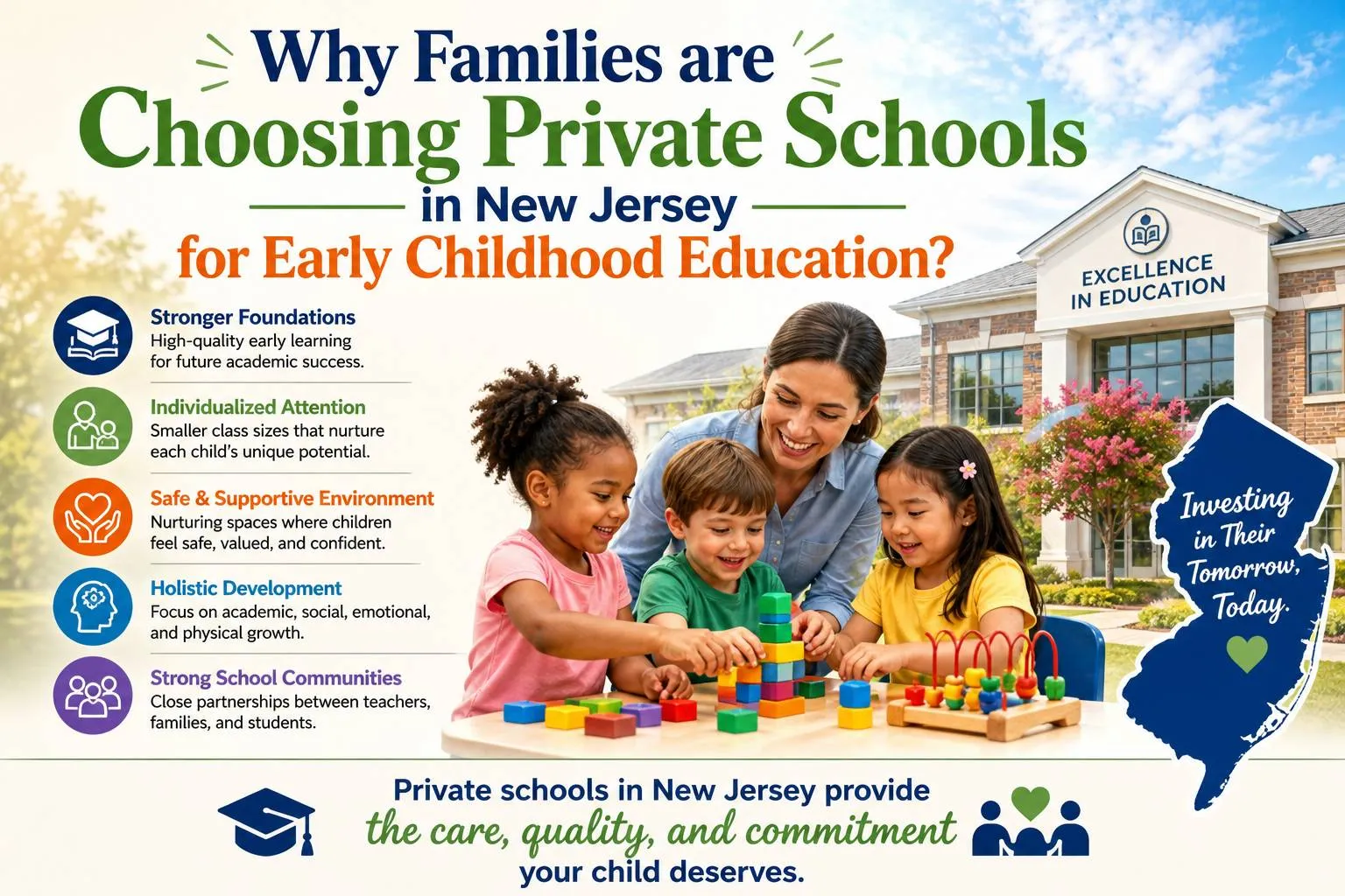 Why Families are Choosing Private Schools in New Jersey for Early Childhood Education?