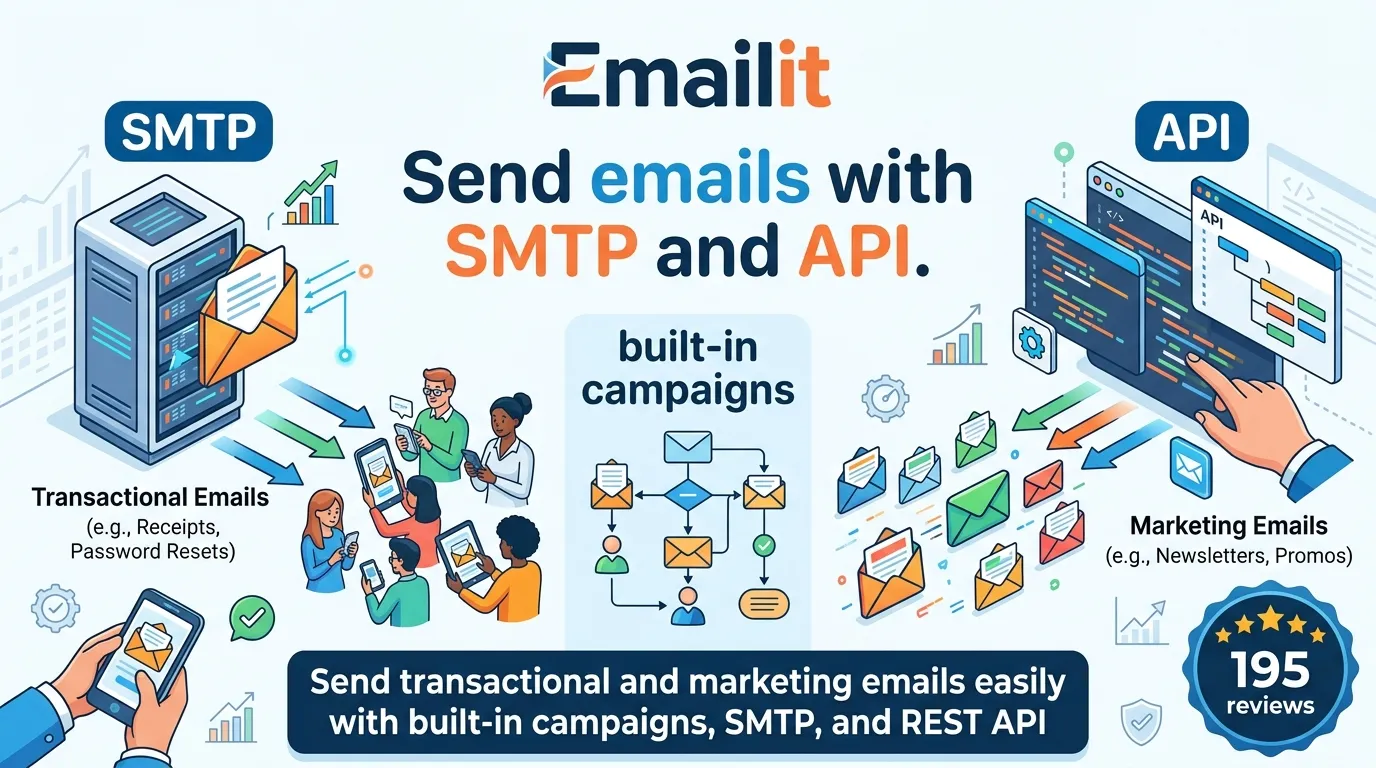 Emailit Review (2026): A Powerful SMTP & API Email Solution for Marketers and Developers