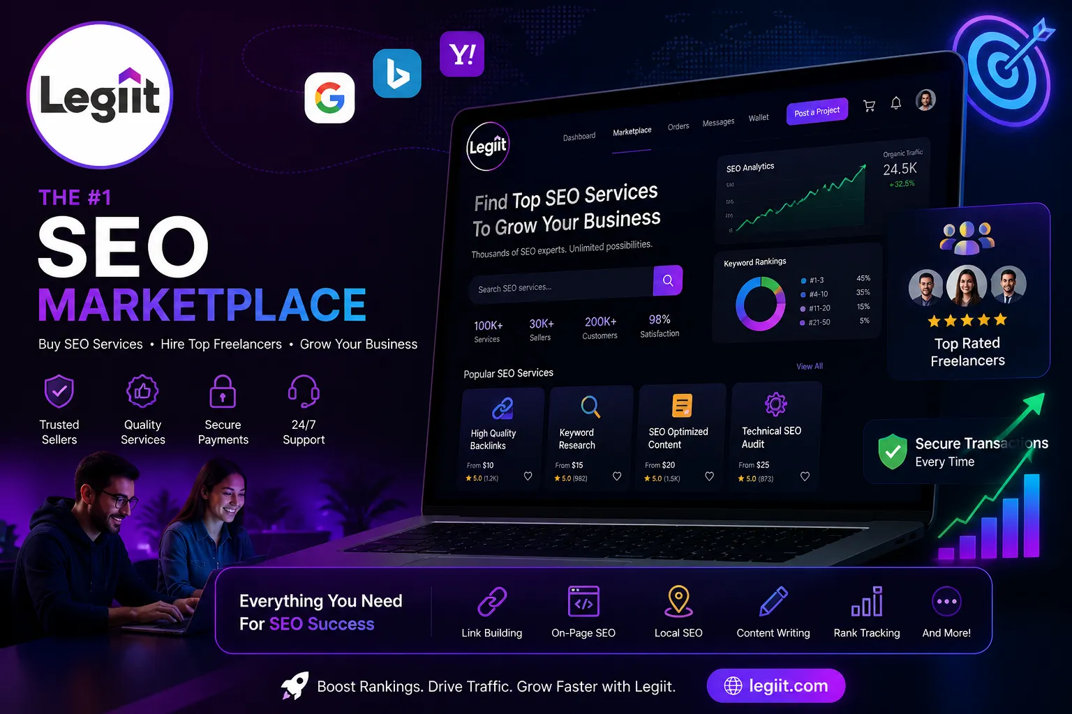 Is Legiit the Best SEO Marketplace for Buying Freelance SEO Services?