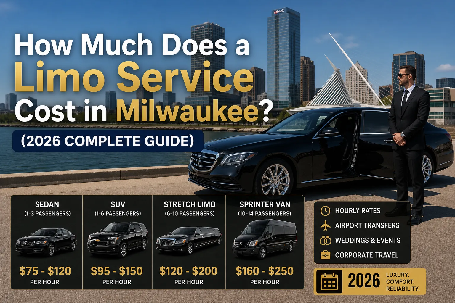 How Much Does a Limo Service Cost in Milwaukee? (2026 Complete Guide)