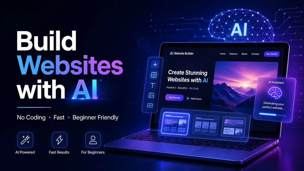 How to Build a Website with AI (No Coding for Beginners)
