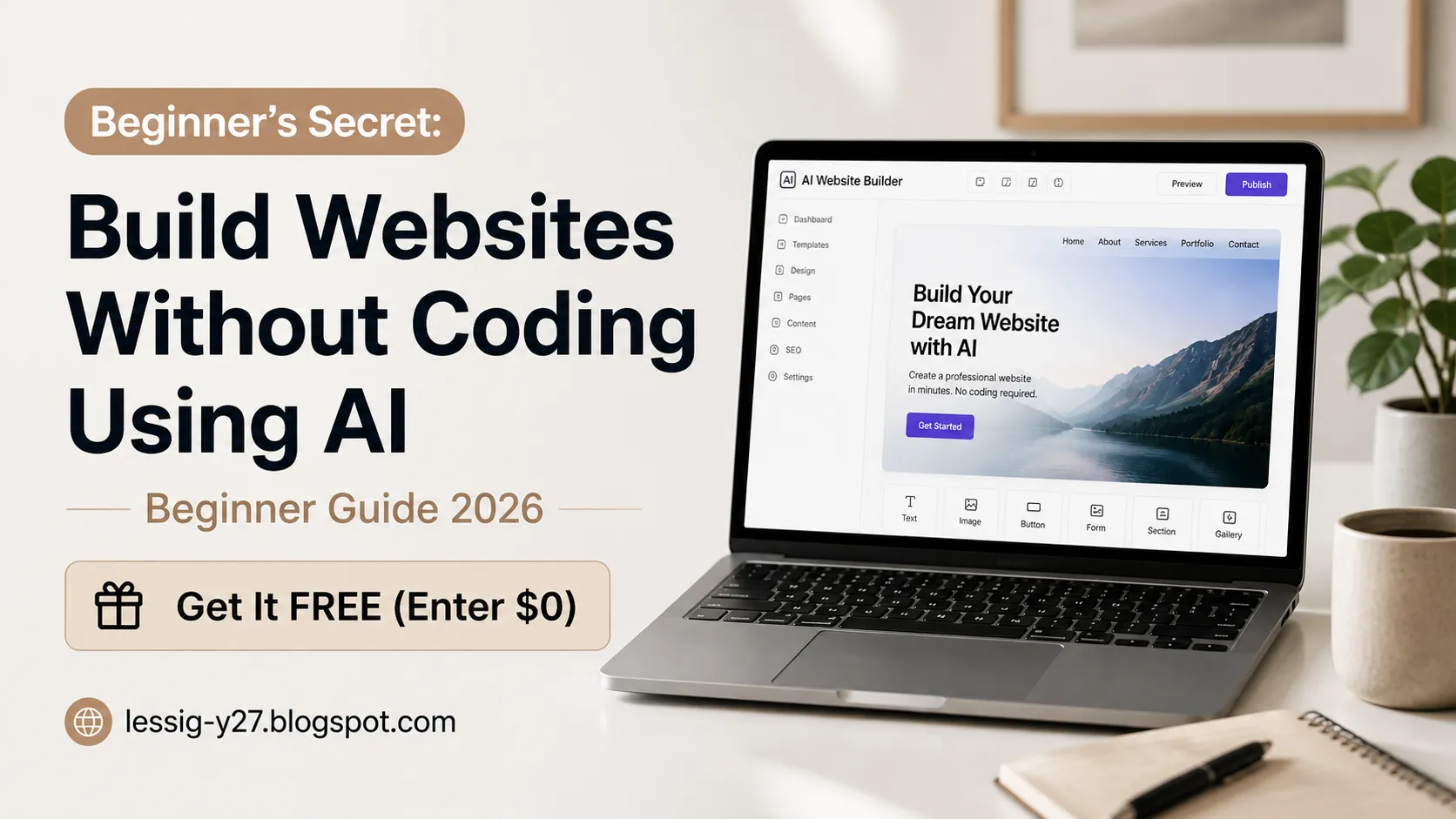 How to Build a Website with AI (No Coding for Beginners)
