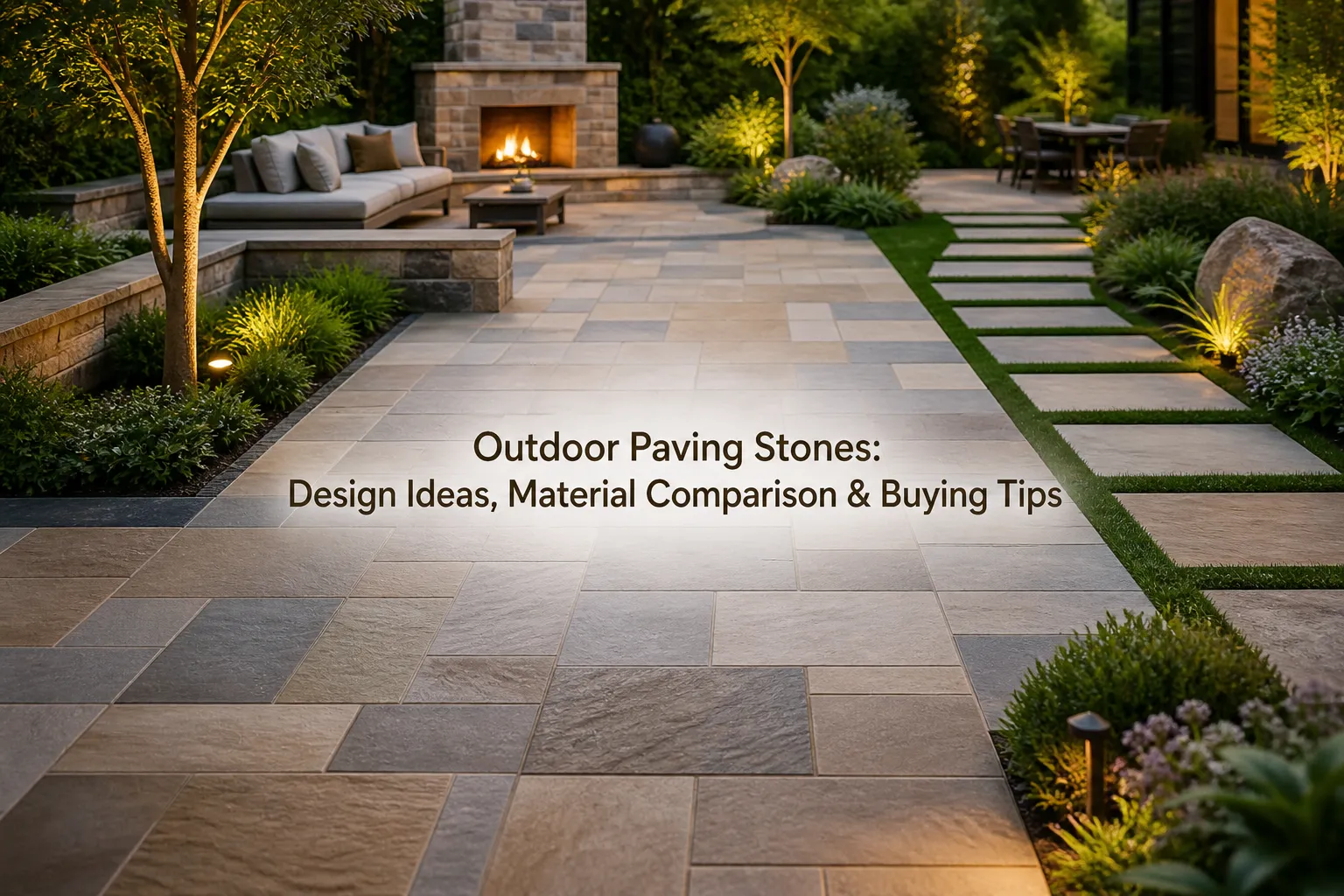 Outdoor Paving Stones: Design Ideas, Material Comparison & Buying Tips