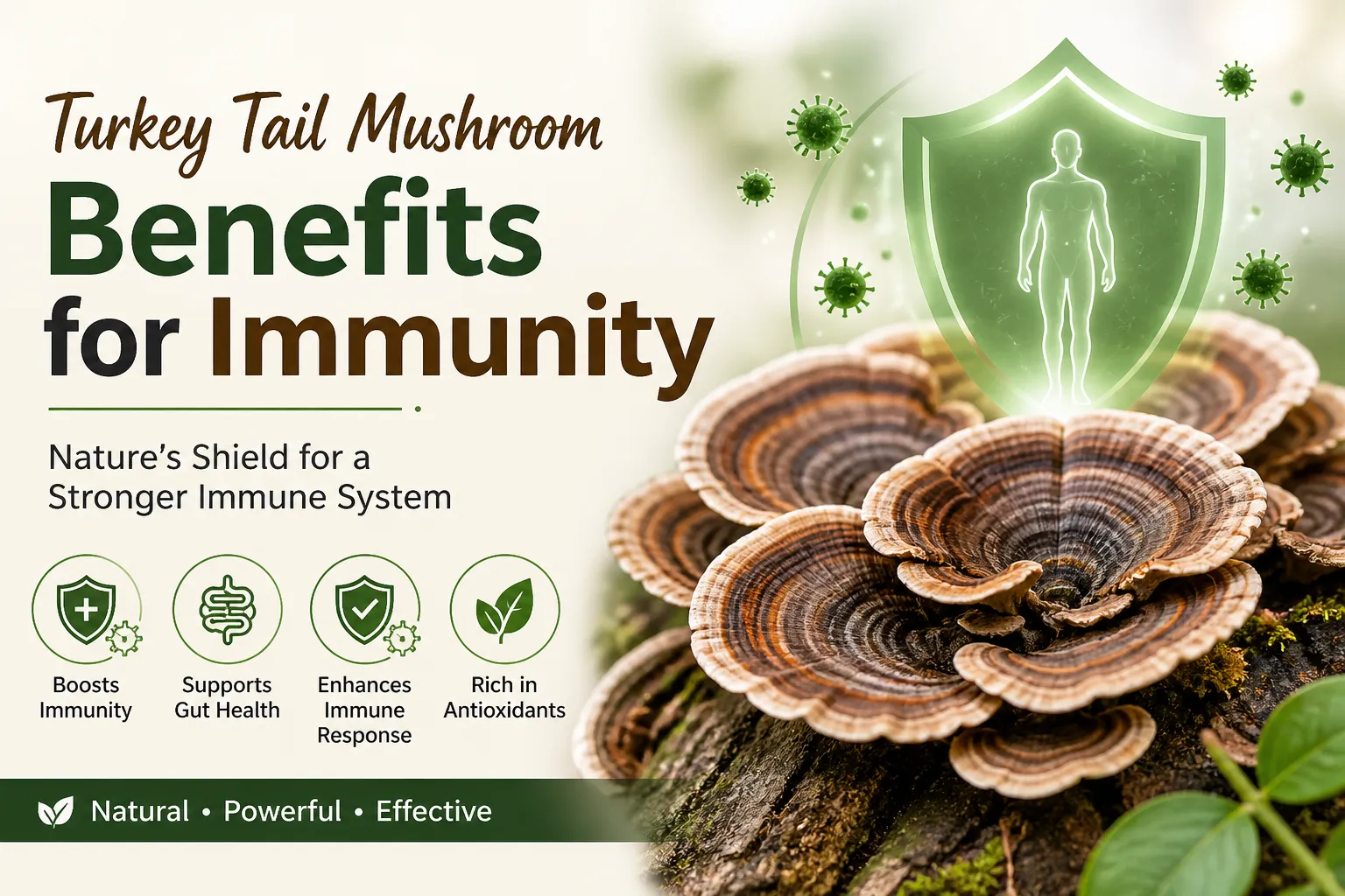 Turkey Tail Mushroom Benefits for Immunity
