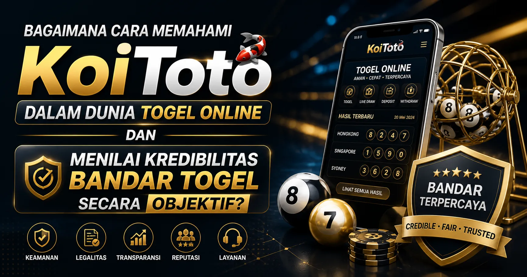 Bagaimana Cara Memahami KoiToto dalam Dunia Togel Online dan Menilai Kredibilitas Bandar Togel Secara Objektif?