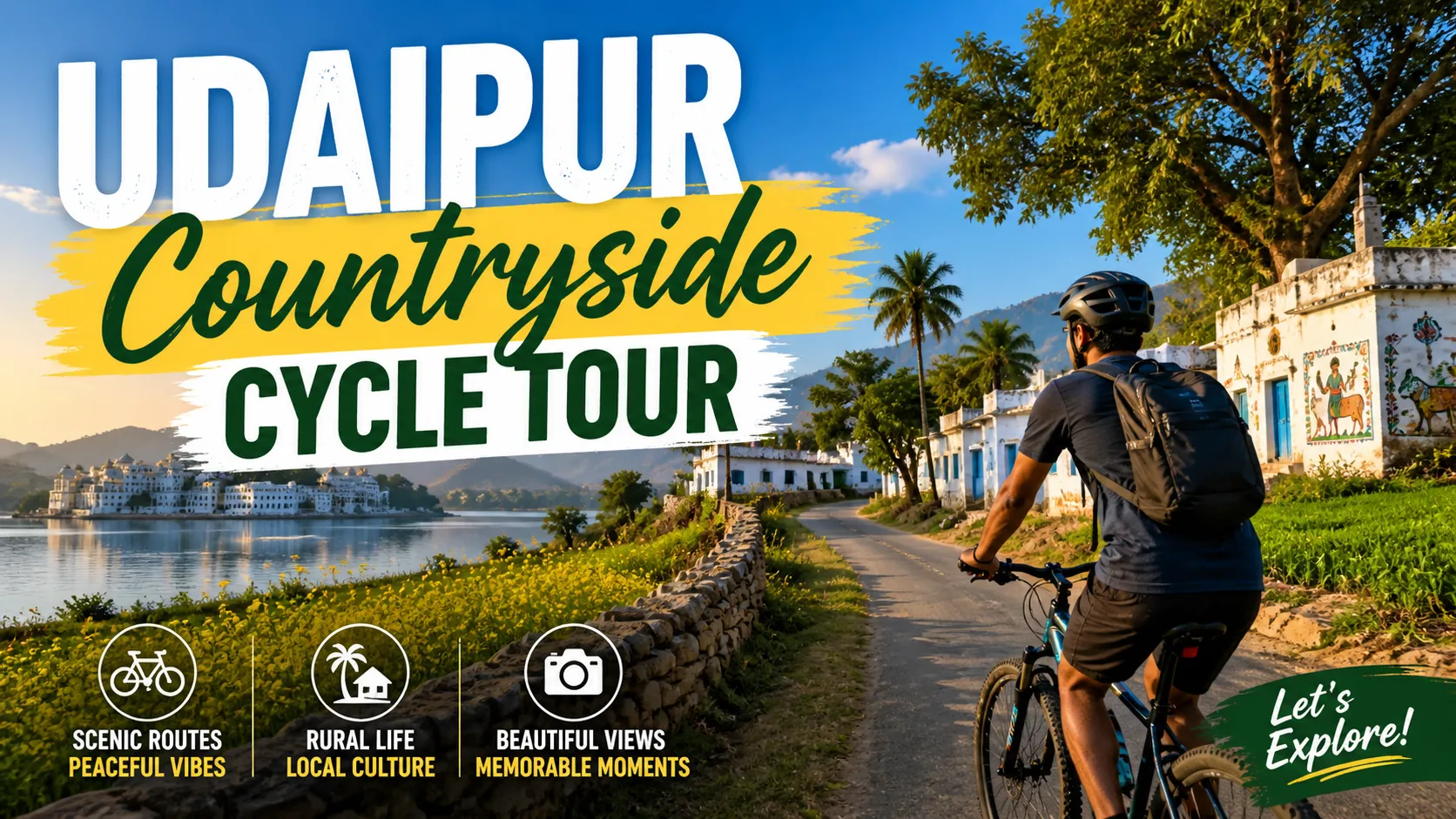 Explore Rural Udaipur on a Scenic Countryside Cycle Tour Today