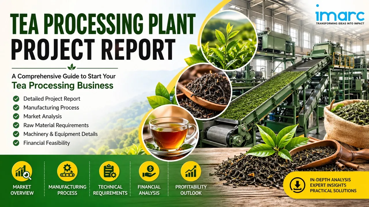Tea Processing Plant Cost Report 2026: Business Plan, Packaging and Raw Material Requirements
