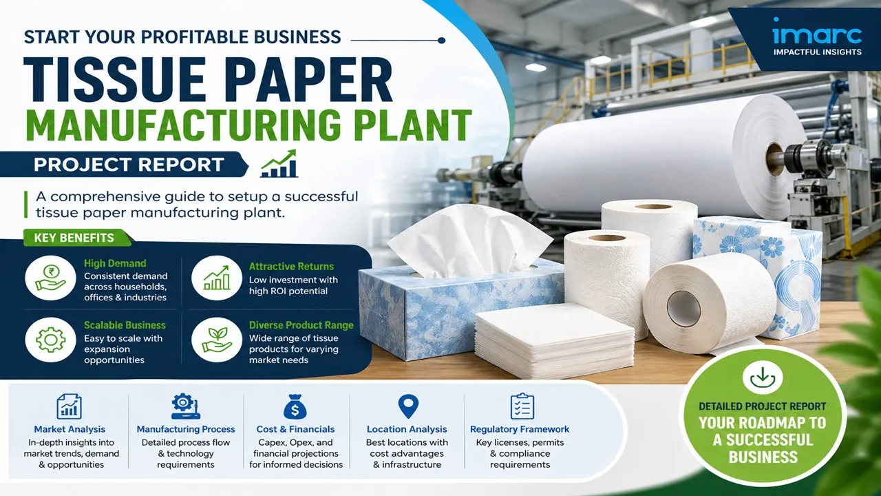 Tissue Paper Manufacturing Plant Setup Cost Report 2026: Raw Materials and Industry Trend