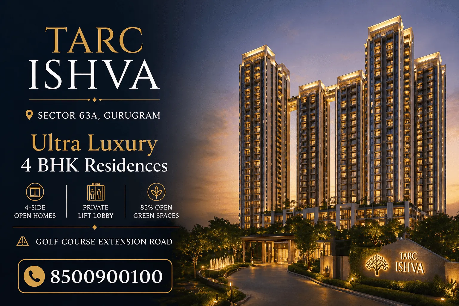 Tarc Ishva Gurgaon Sector 63A Luxury Homes Overview