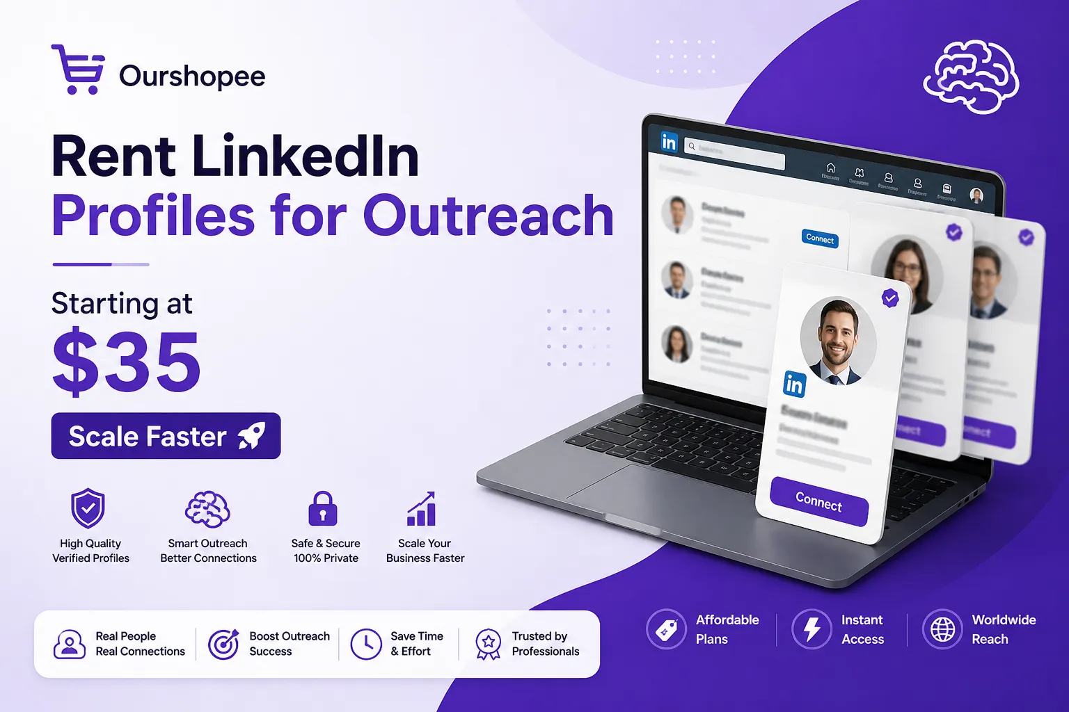Rent LinkedIn Profiles for Outreach Starting at $35 – Scale Faster