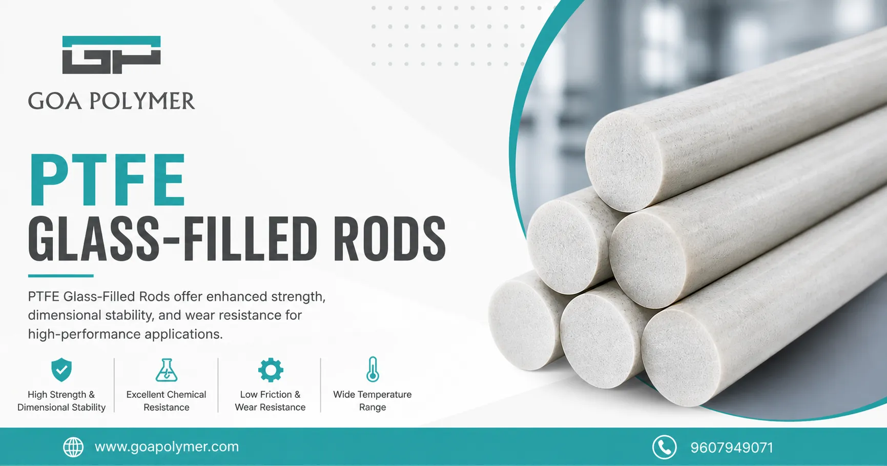 How Do PTFE Glass-Filled Rods Improve Strength and Durability?