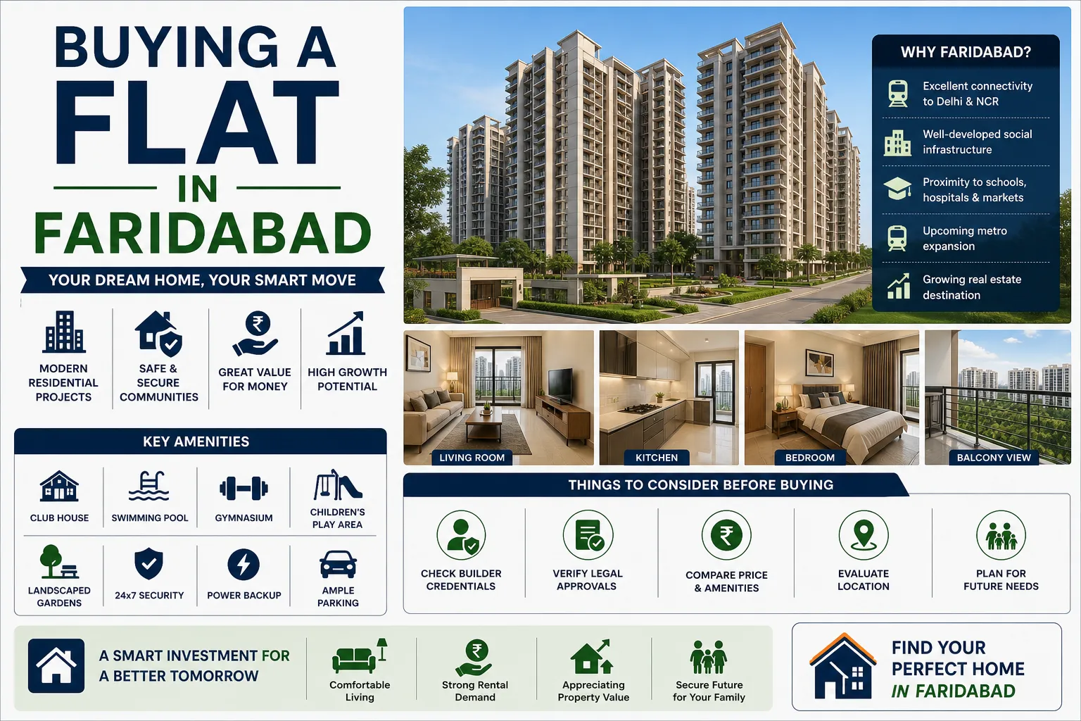 Buying a Flat in Faridabad: A Complete Guide for Home Buyers