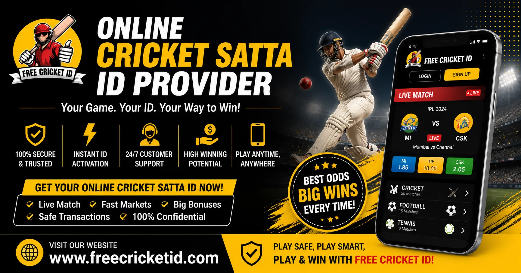 How To Choose Best Online Cricket Satta ID Provider Safely