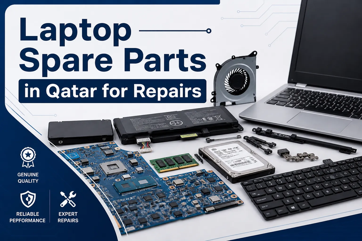 How to Choose Genuine Laptop Spare Parts in Qatar for Repairs