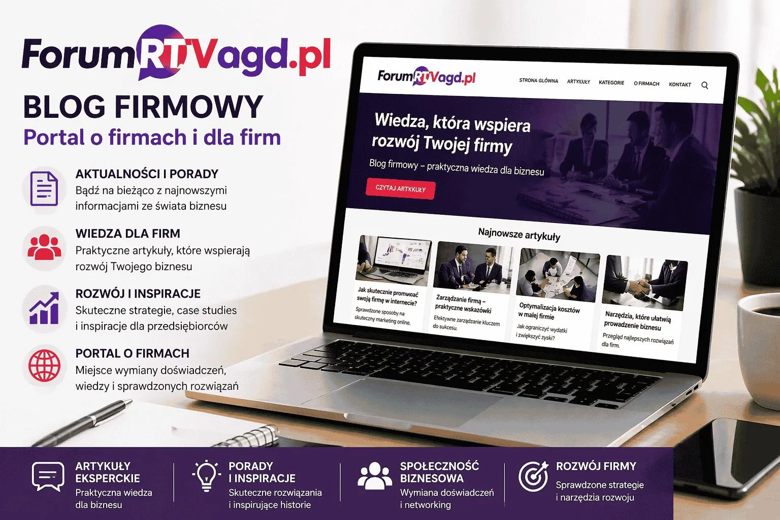 Blog firmowy i portal informacyjny w jednym miejscu