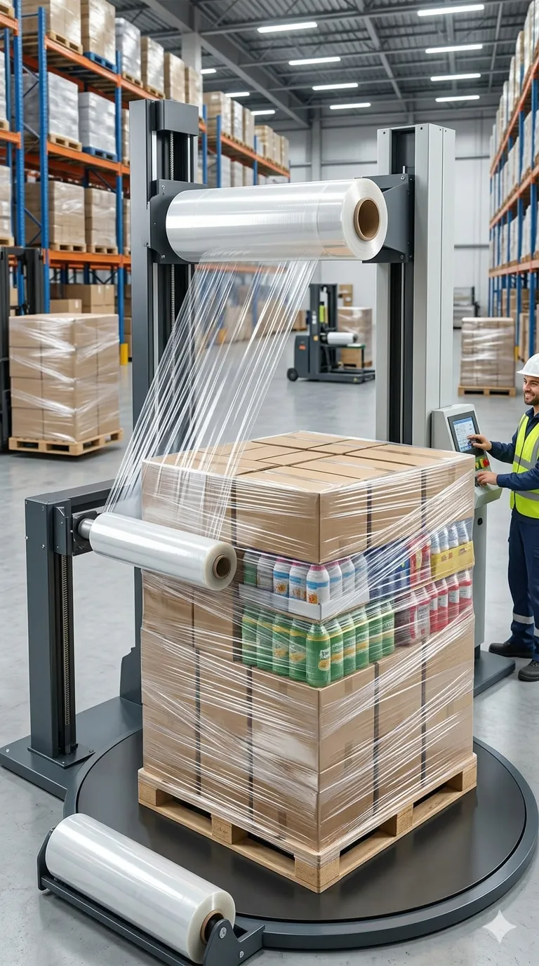 Einsatz von Stretchfolie in der Textil- und Bekleidungslogistik in Deutschland