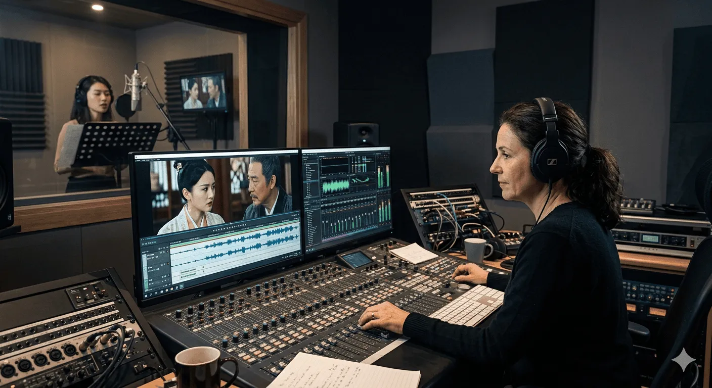Professional dubbing studio.