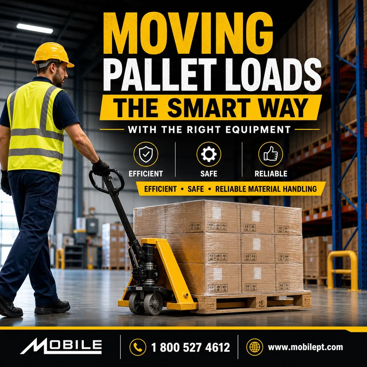 Moving Pallet Loads the Smart Way with the Right Equipment