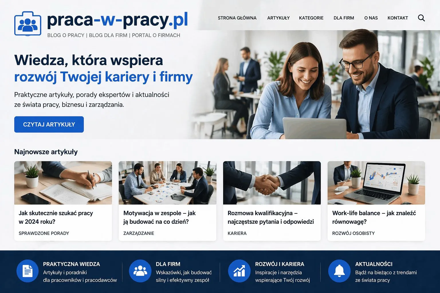 Blog o pracy i portal o firmach w nowej odsłonie