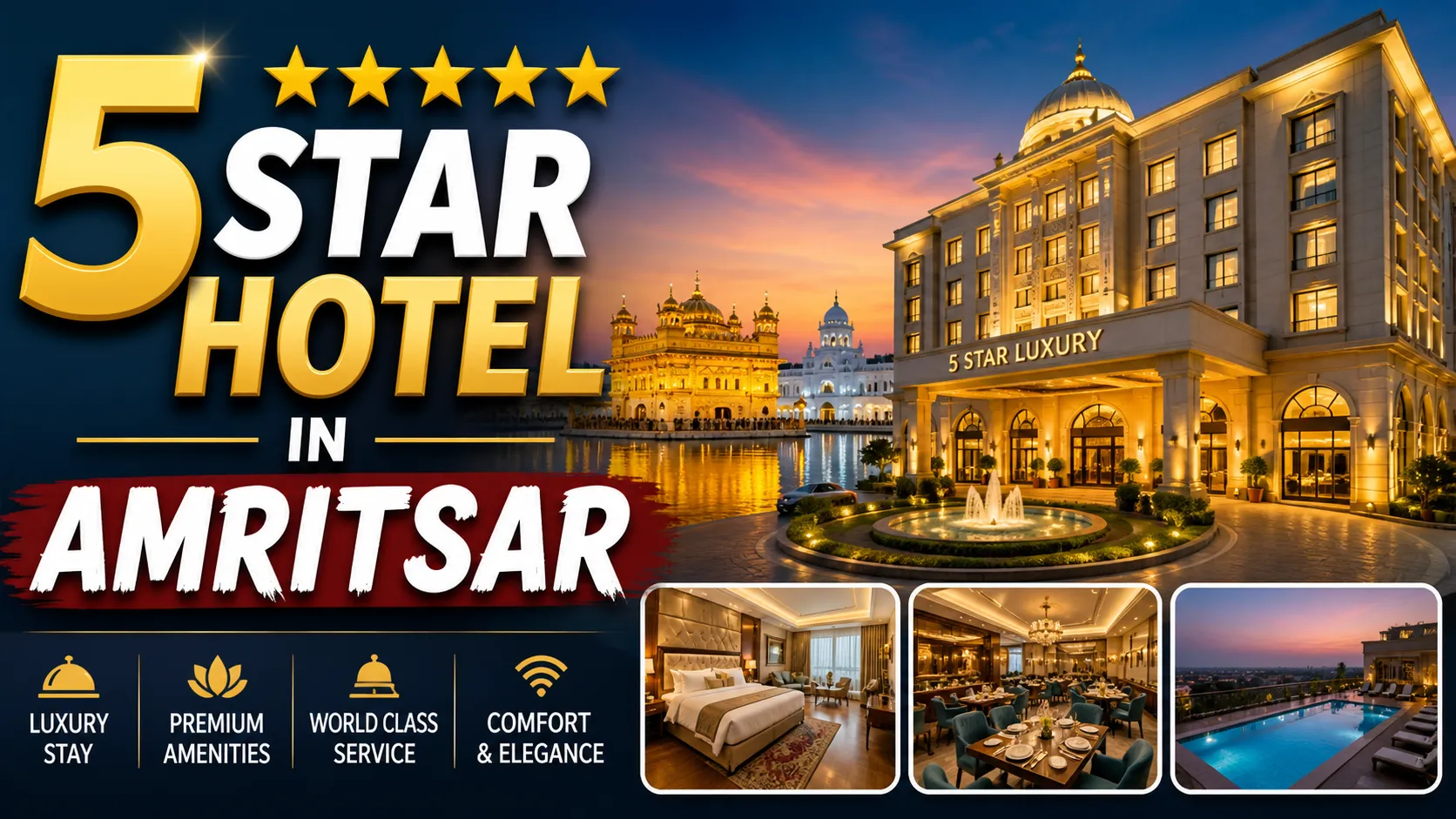 5 Star Hotel in Amritsar Offering Modern Rooms and Great Service