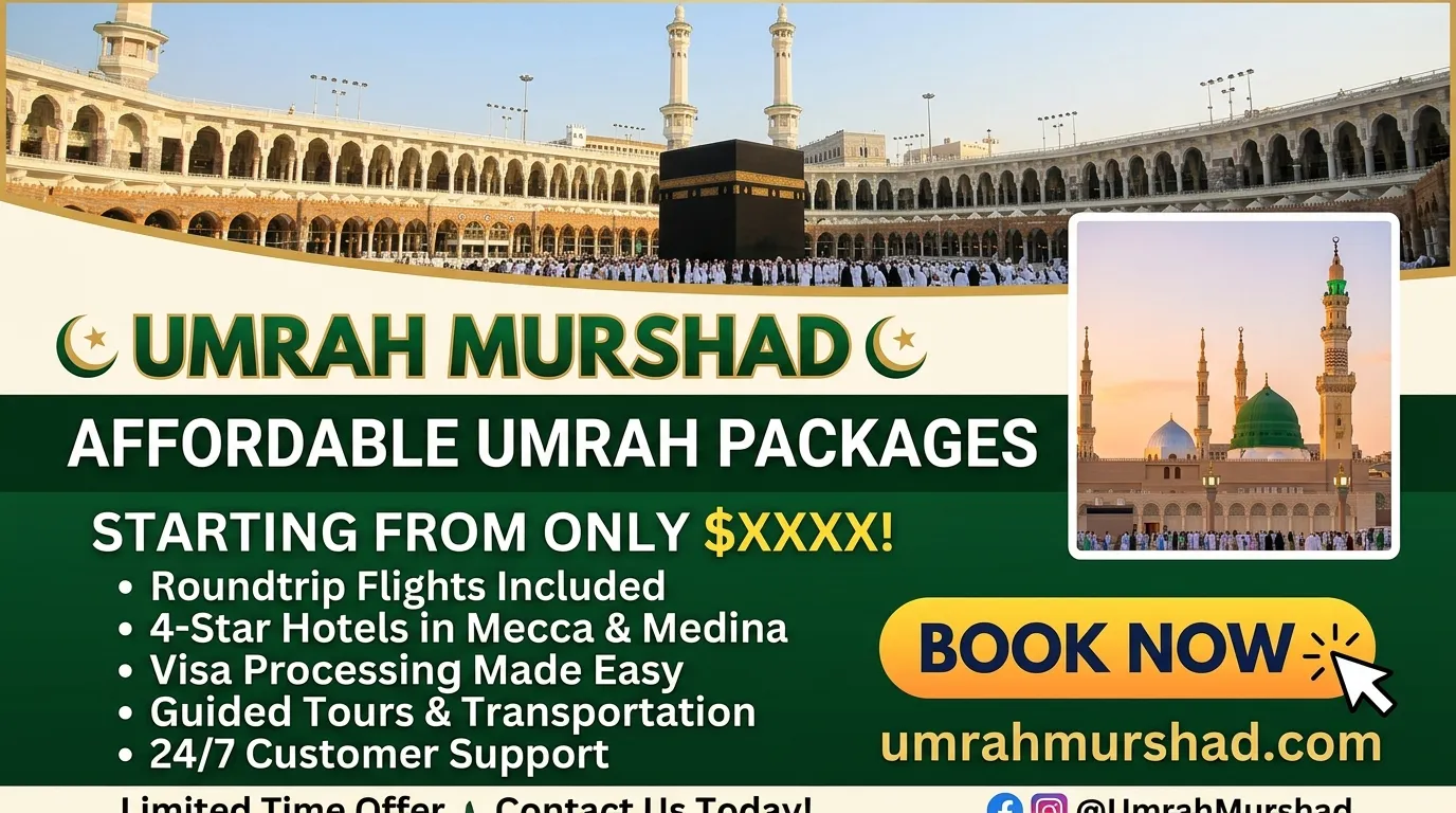 9 Cheap Umrah Packages for USA Travelers – Book Now & Save Big