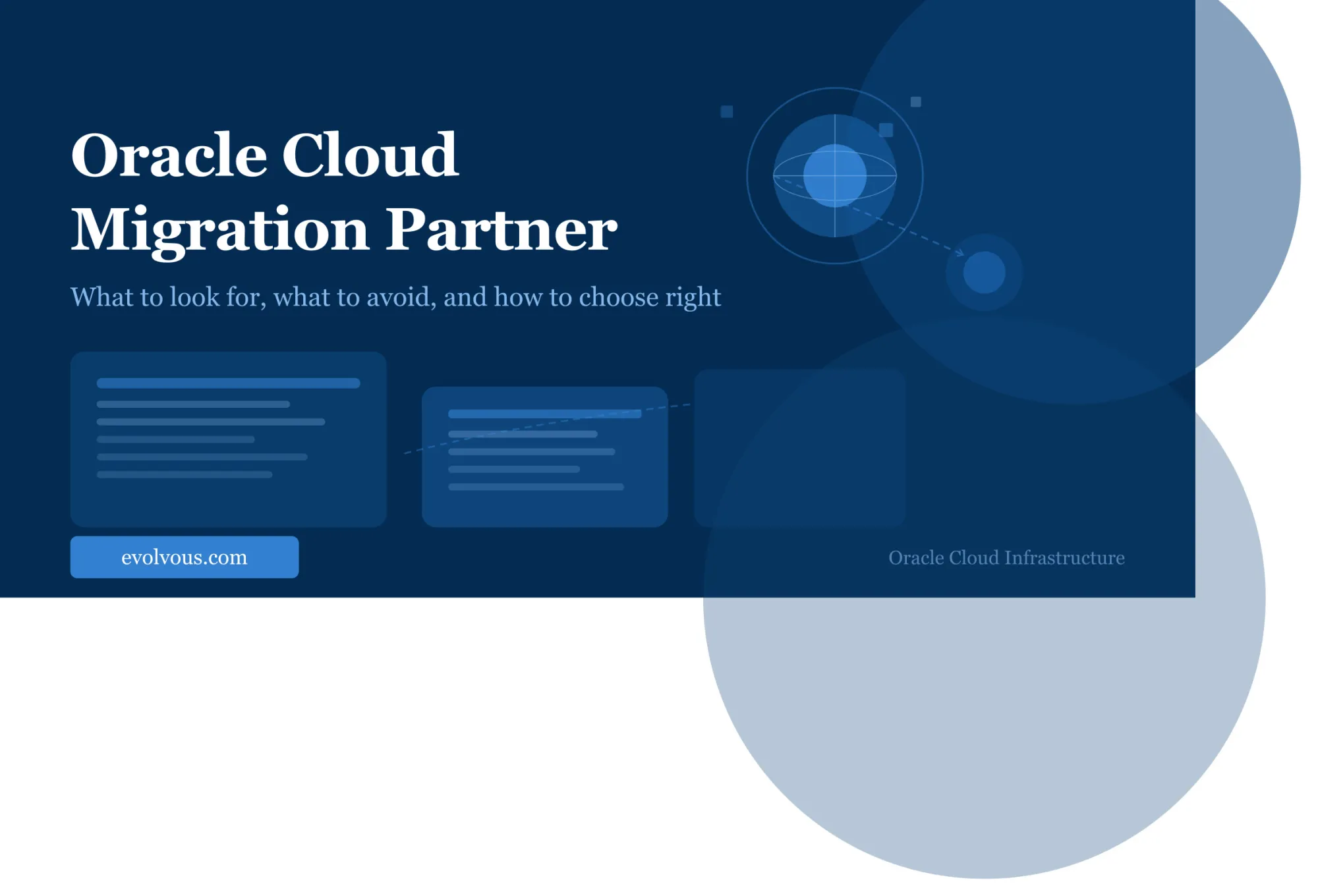 How to Choose the Right Oracle Cloud Migration Partner