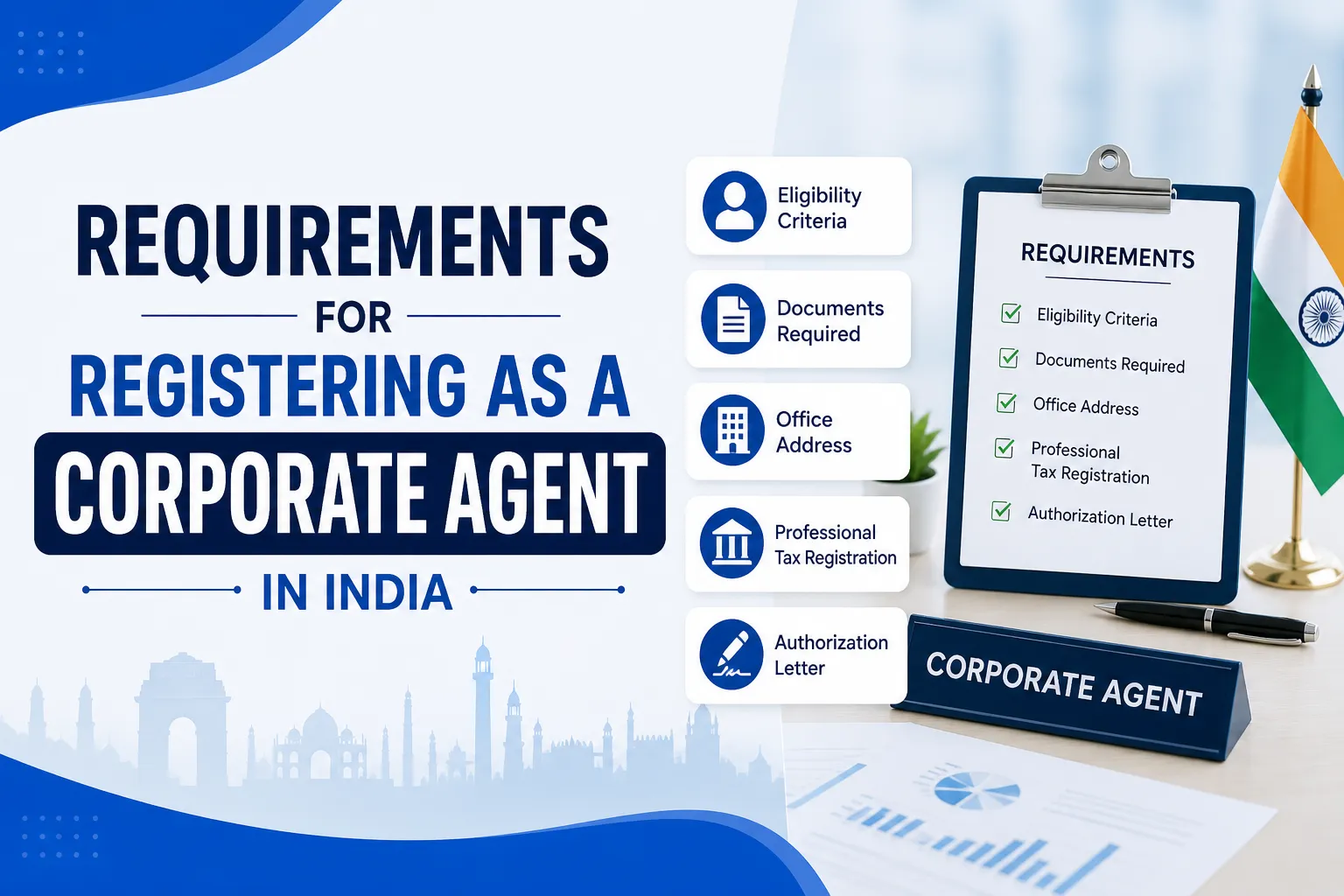 Requirements for Registering as a Corporate Agent in India