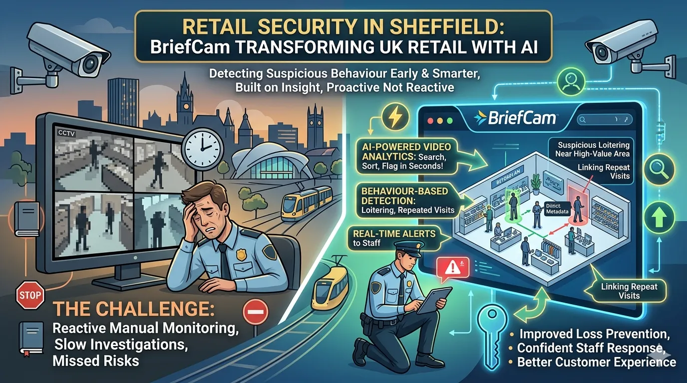 Retail Security In Sheffield: How BriefCam Is Helping UK Retailers Detect Suspicious Behaviour Early