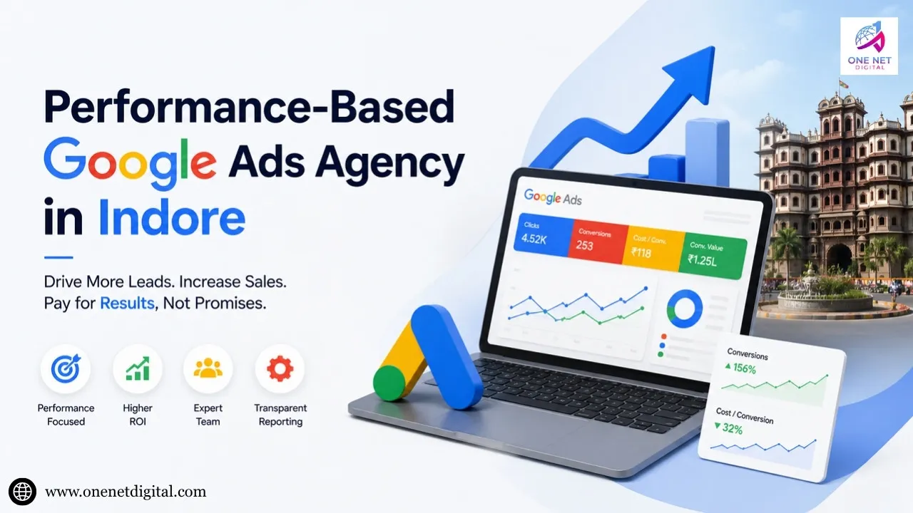 Performance-Based Google Ads Agency in Indore | One Net Digital