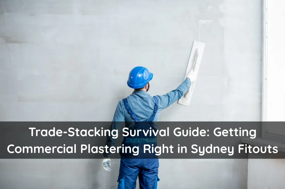 Trade-Stacking Survival Guide: Getting Commercial Plastering Right in Sydney Fitouts