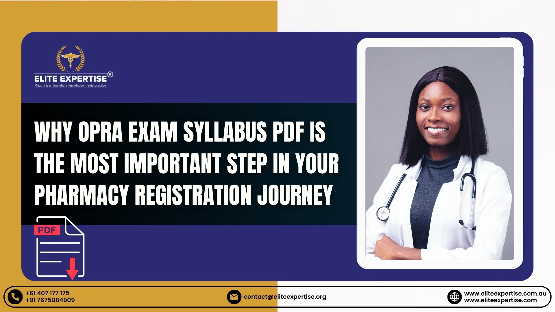 Why the OPRA Exam Syllabus PDF Is the Most Important Step in Your Pharmacy Registration Journey