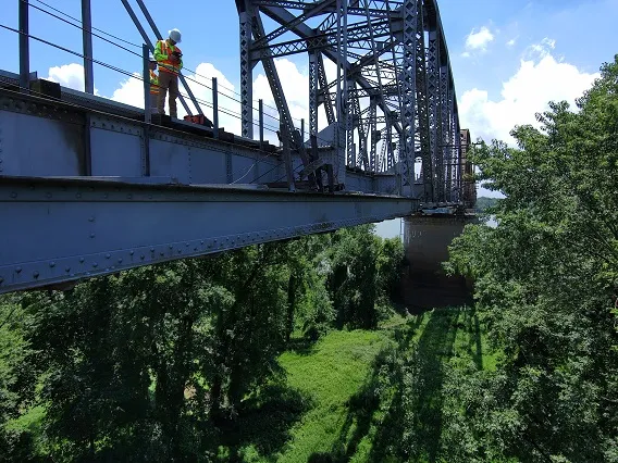 How do detailed inspection services ensure vital railway networks are safeguarded?