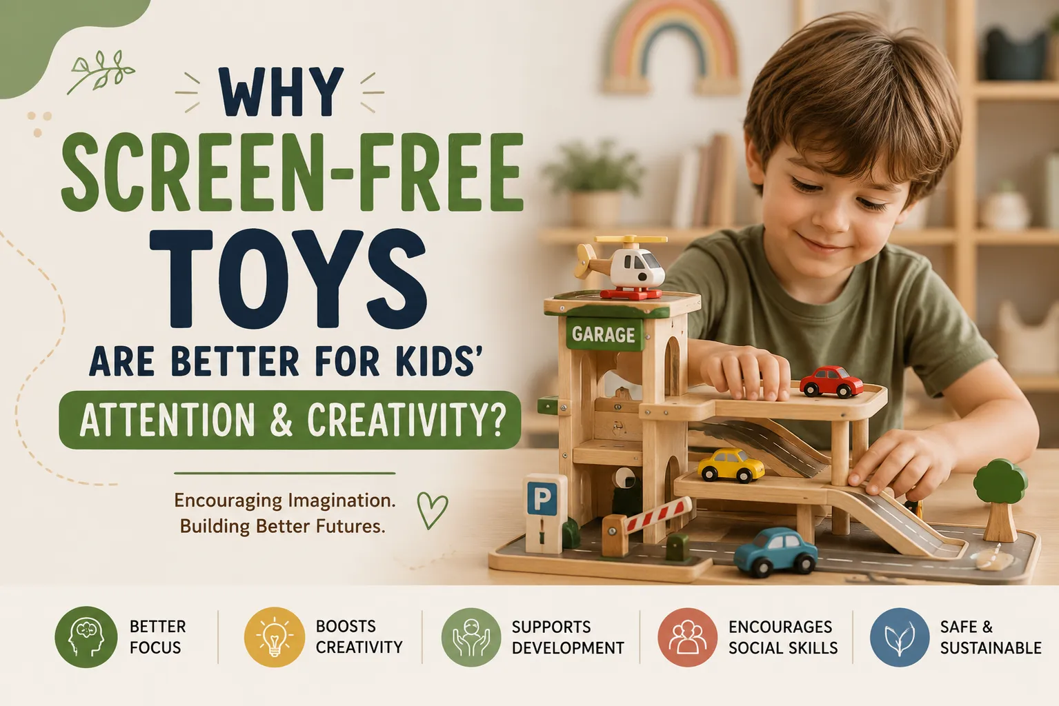 Why Screen-Free Toys Are Better for Kids’ Attention and Creativity?