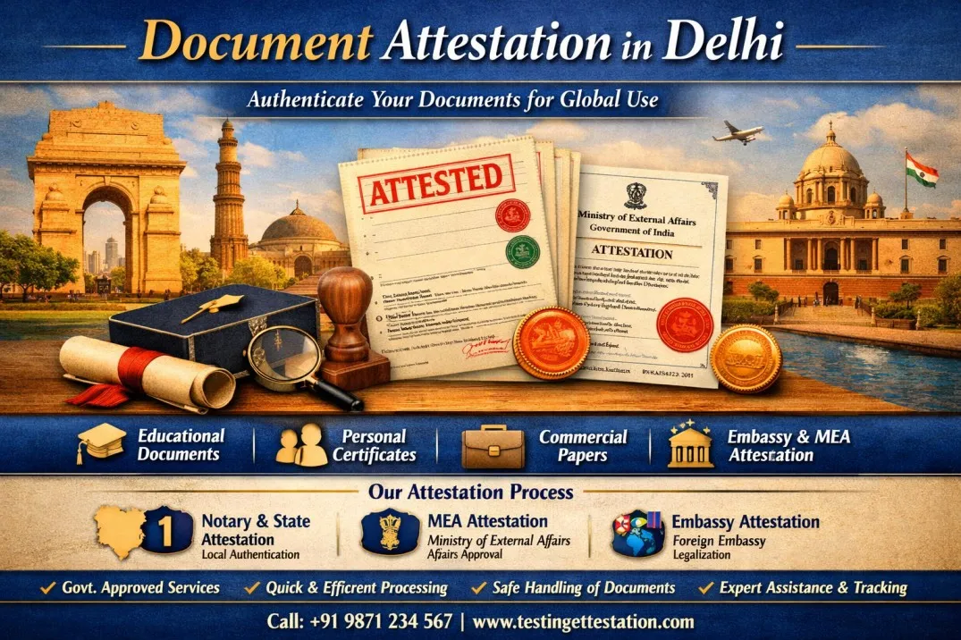 Document Attestation in Delhi