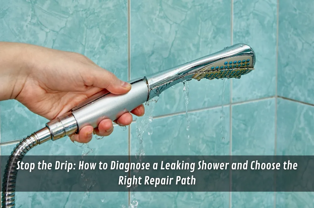 Stop the Drip: How to Diagnose a Leaking Shower and Choose the Right Repair Path