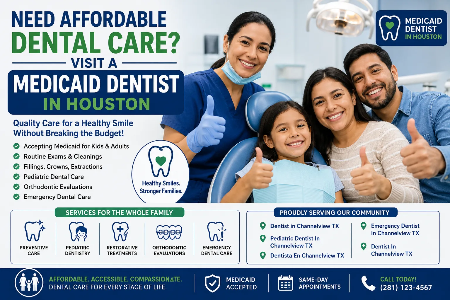 Need Affordable Dental Care? Visit a Medicaid Dentist in Houston