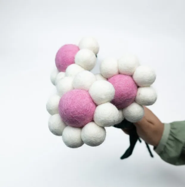 Stylish Handmade Felt Flowers and Plants for Lasting Home Décor