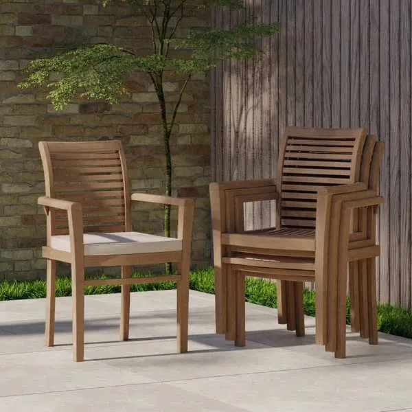 Durable Teak Garden Table Chairs for All Seasons