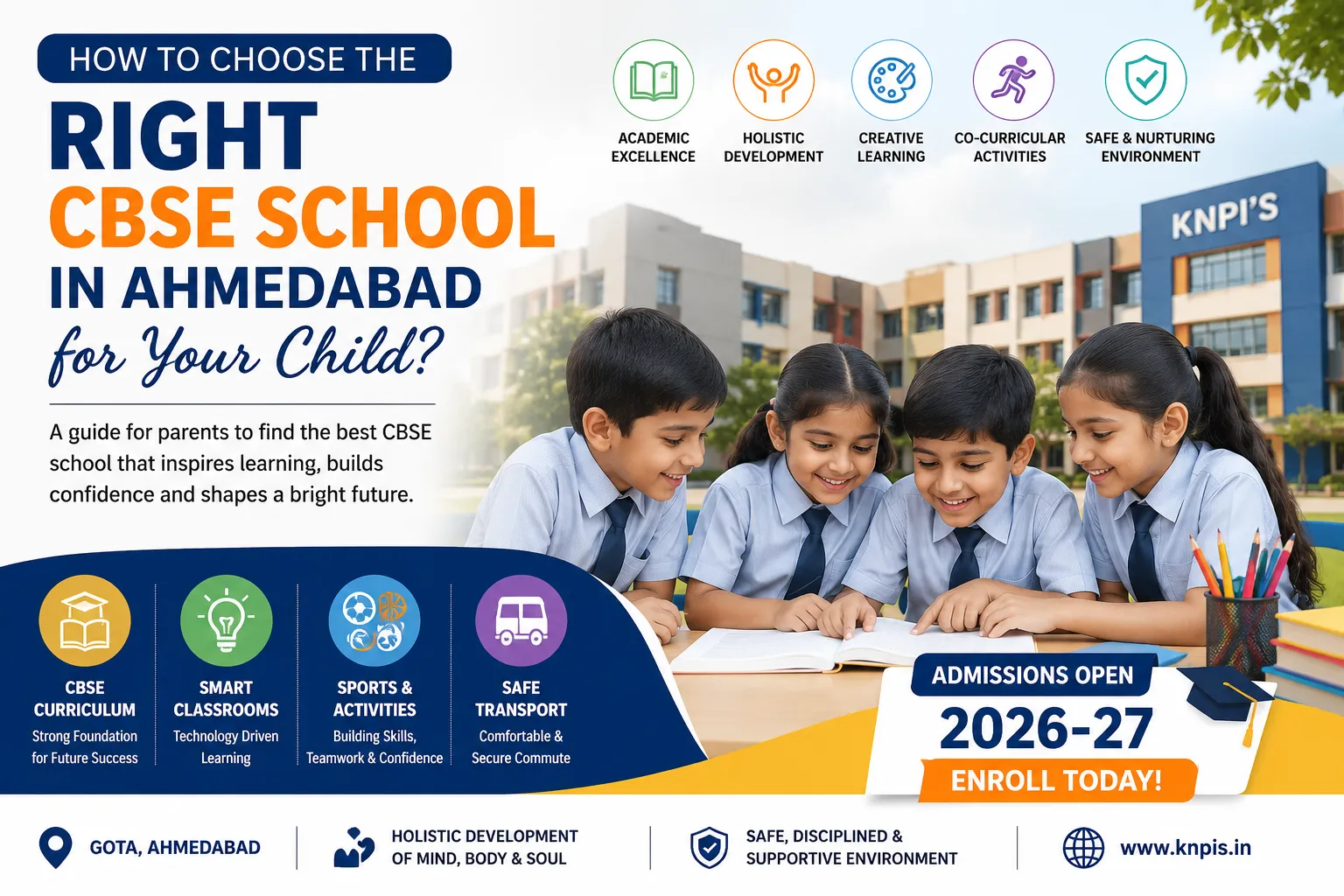 How to Choose the Right CBSE School in Ahmedabad for Your Child?