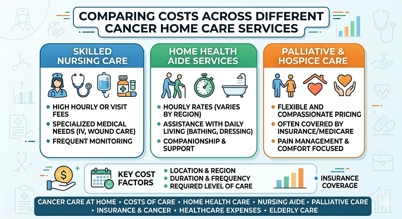 Comparing Costs Across Different Cancer Home Care Services