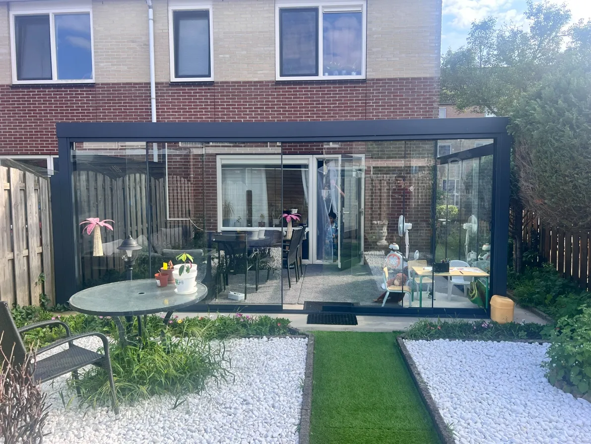 klassieke veranda aluminium voor een ruimte die je echt gaat gebruiken