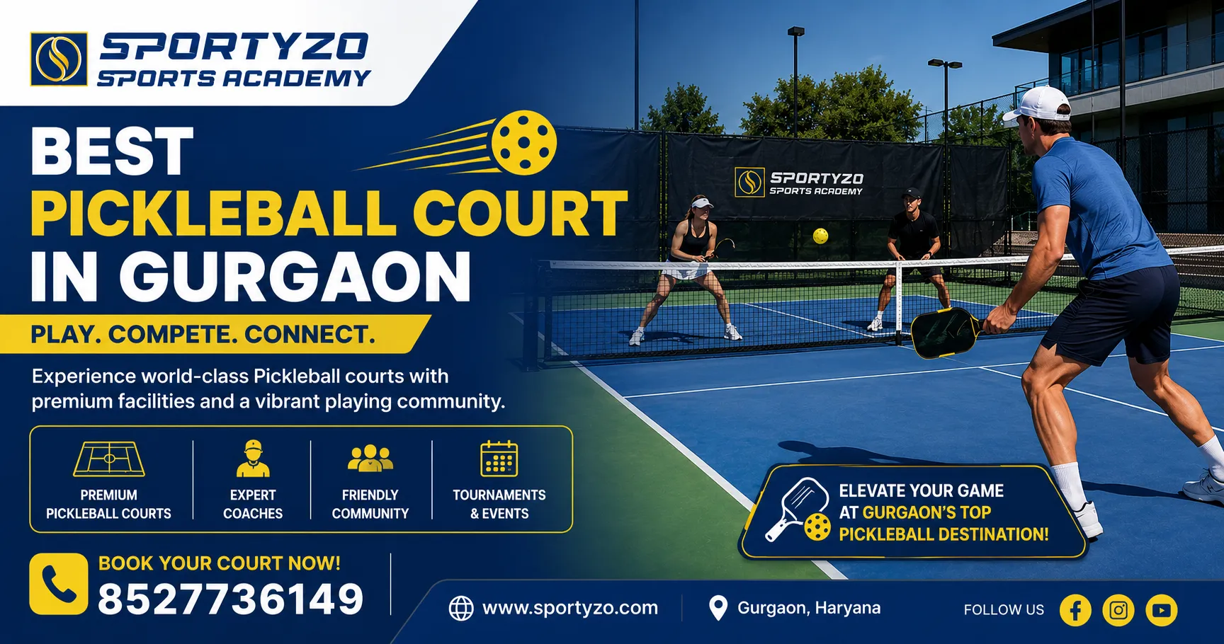 What Is the Best Pickleball Court in Gurgaon for Beginners and Professionals