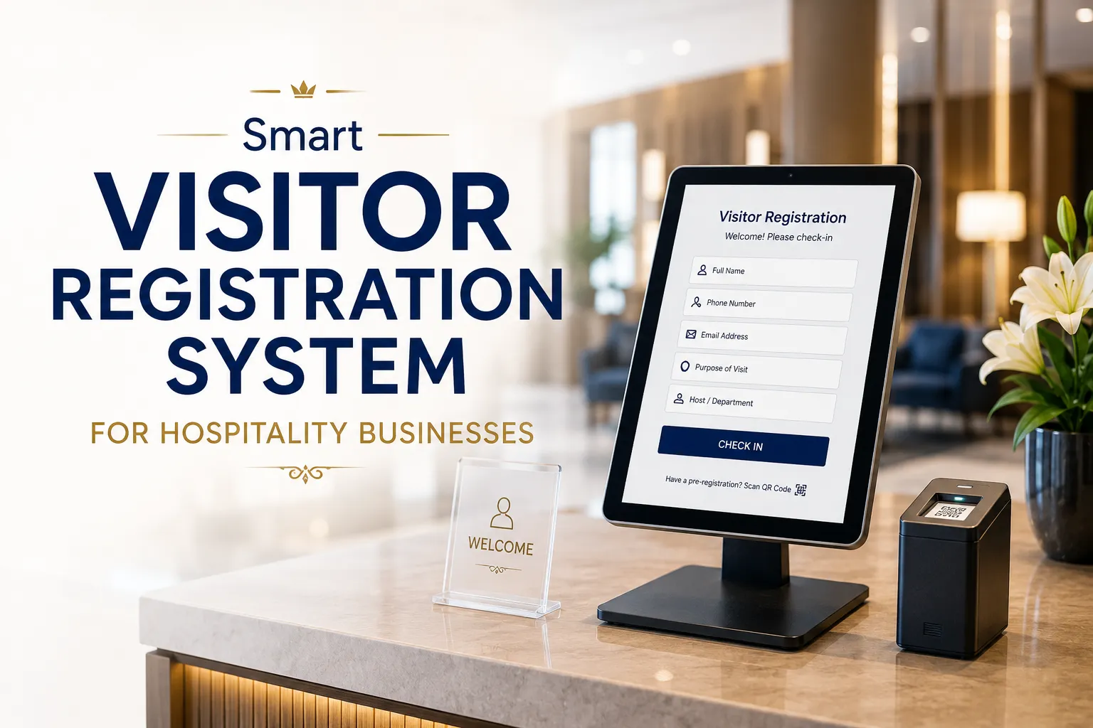 Smart Visitor Registration System for Hospitality Businesses
