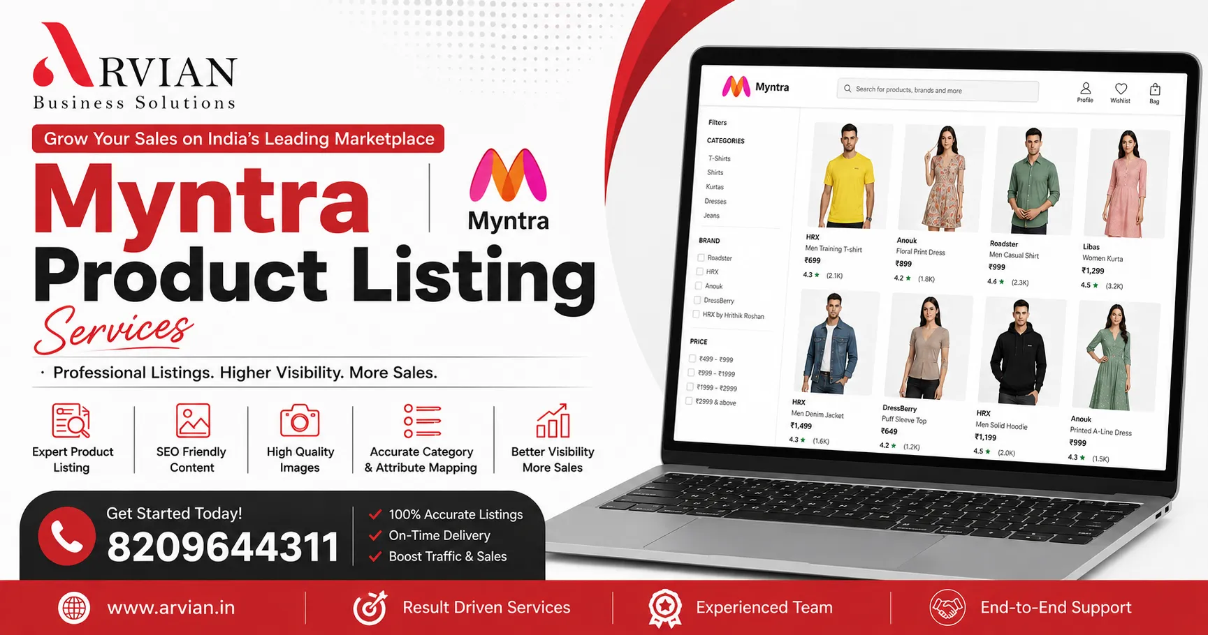 What Are Top Myntra Product Listing Services for Sellers Growth