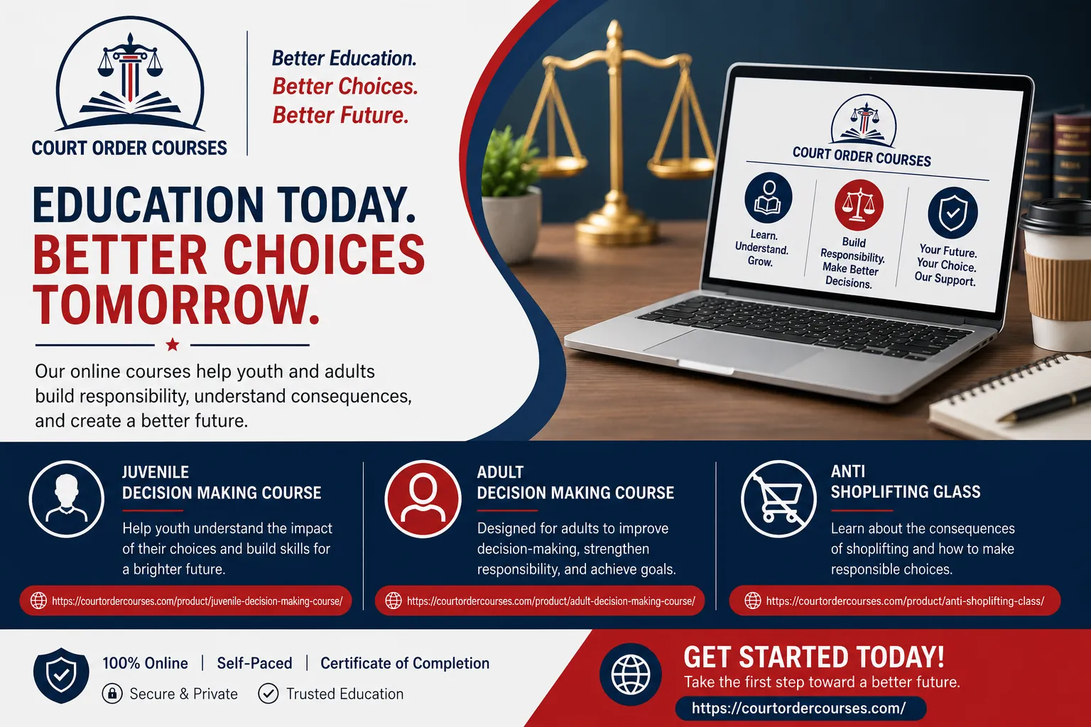 Better Choices Start with Education and Personal Growth Programs