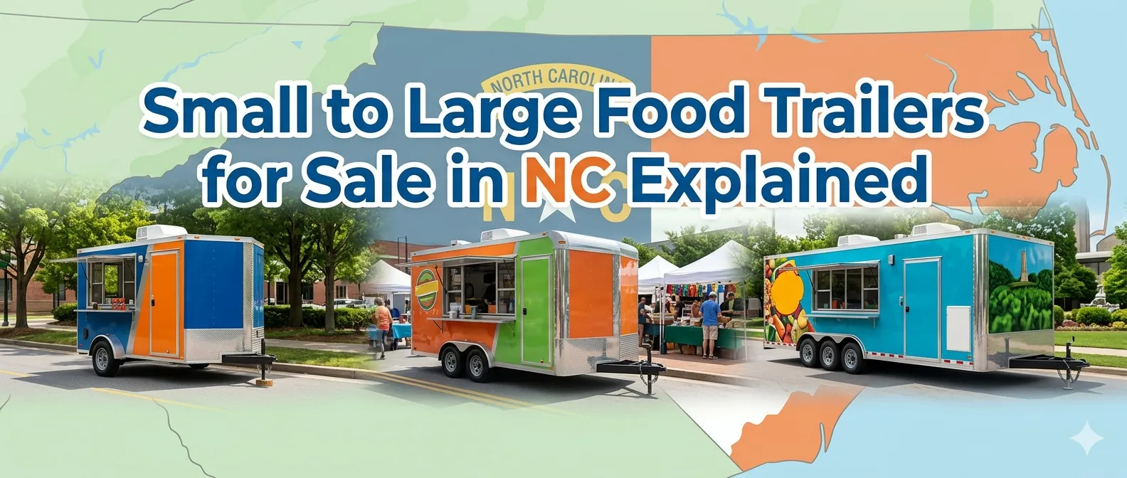 Small to Large Food Trailers for Sale in NC Explained